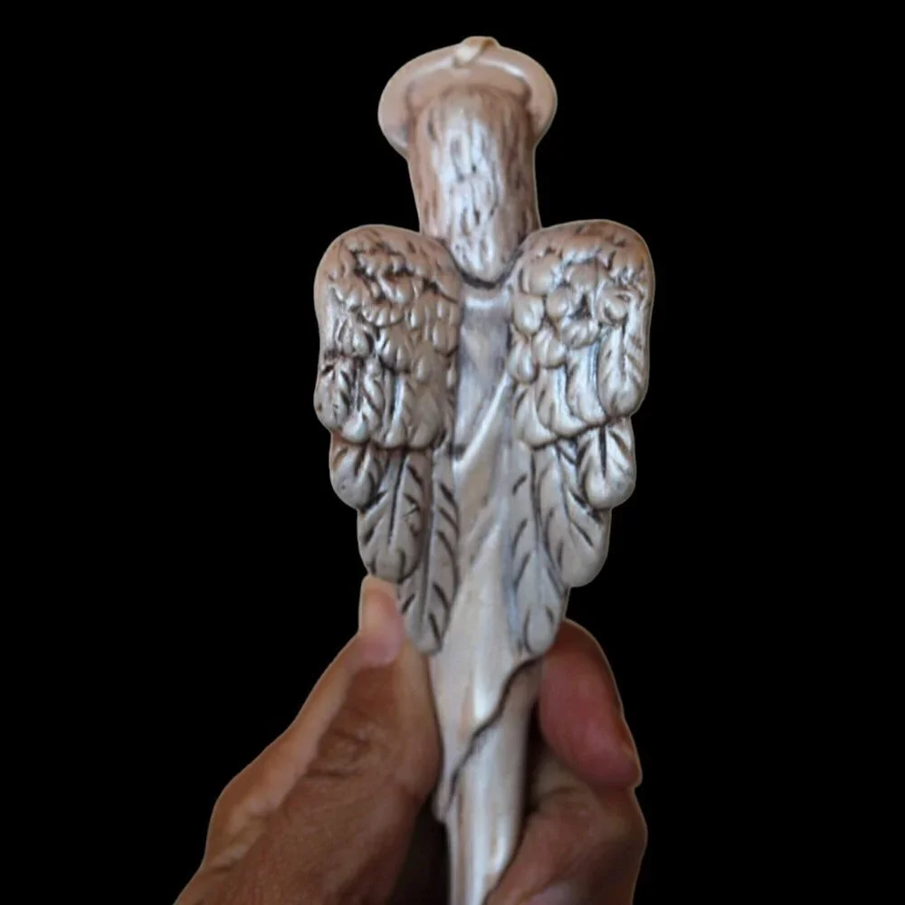 Vintage praying Angel Christmas tree ornament holiday decoration